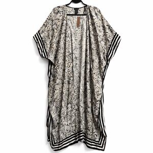 NWT Steve Madden Floral Kimono Maxi Duster One Size